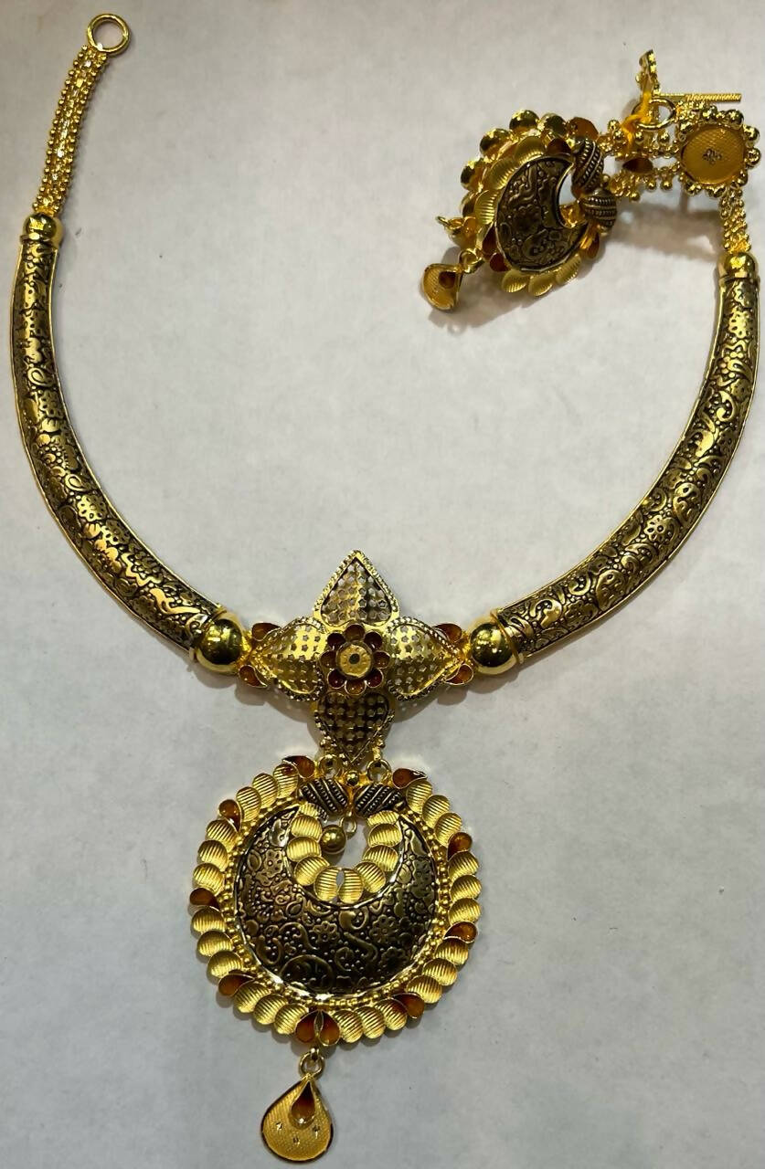 Gold Necklace Sarafa Bazar India