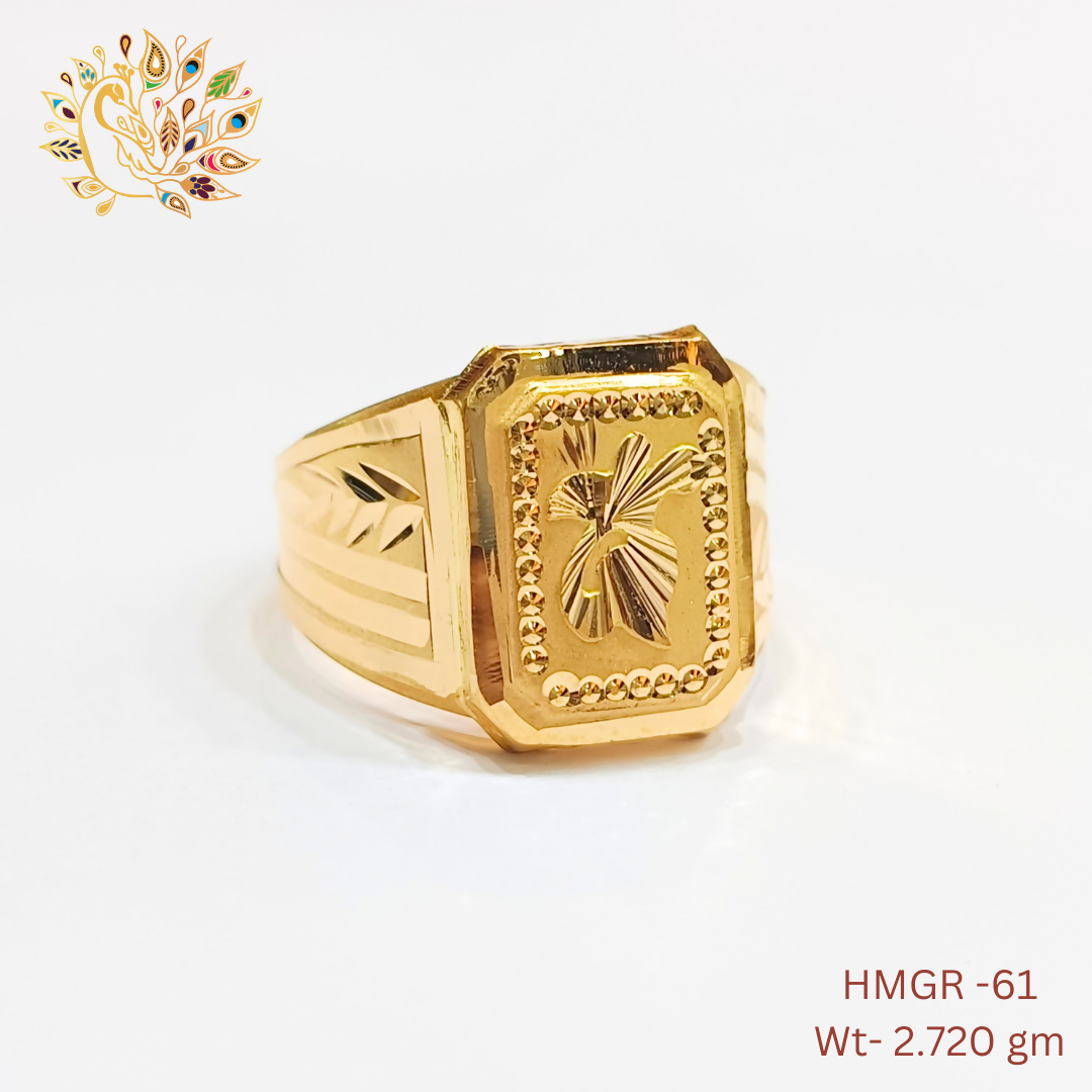 HMGR-61 - Handmade Gents Ring Sarafa Bazar India