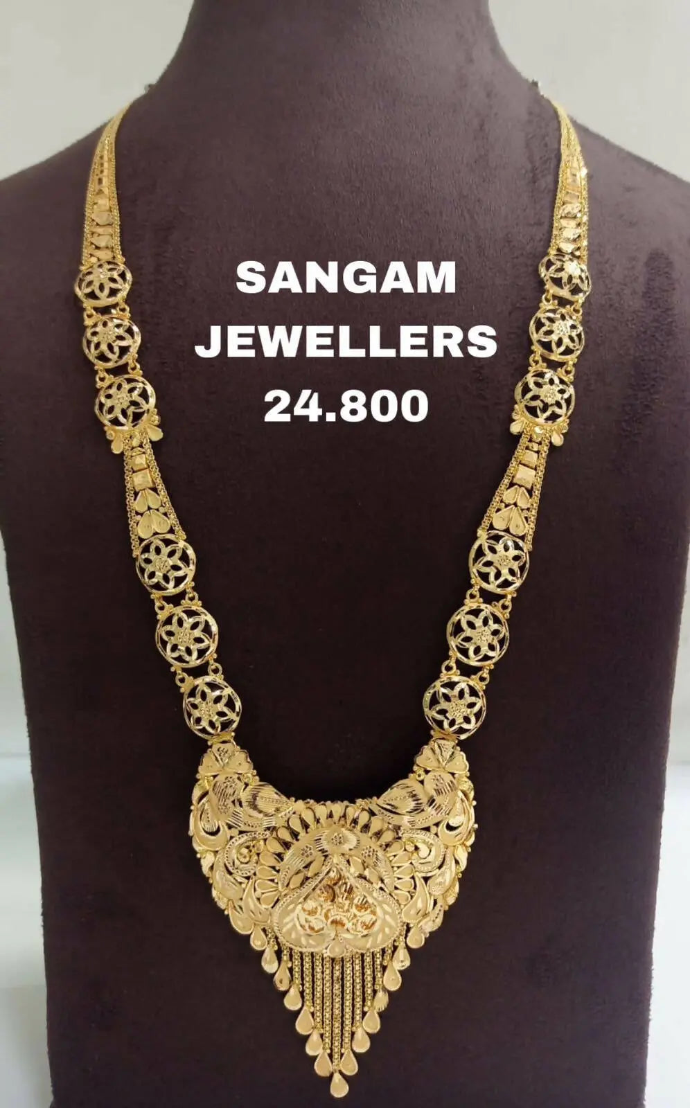 Gold Long Set Sarafa Bazar India