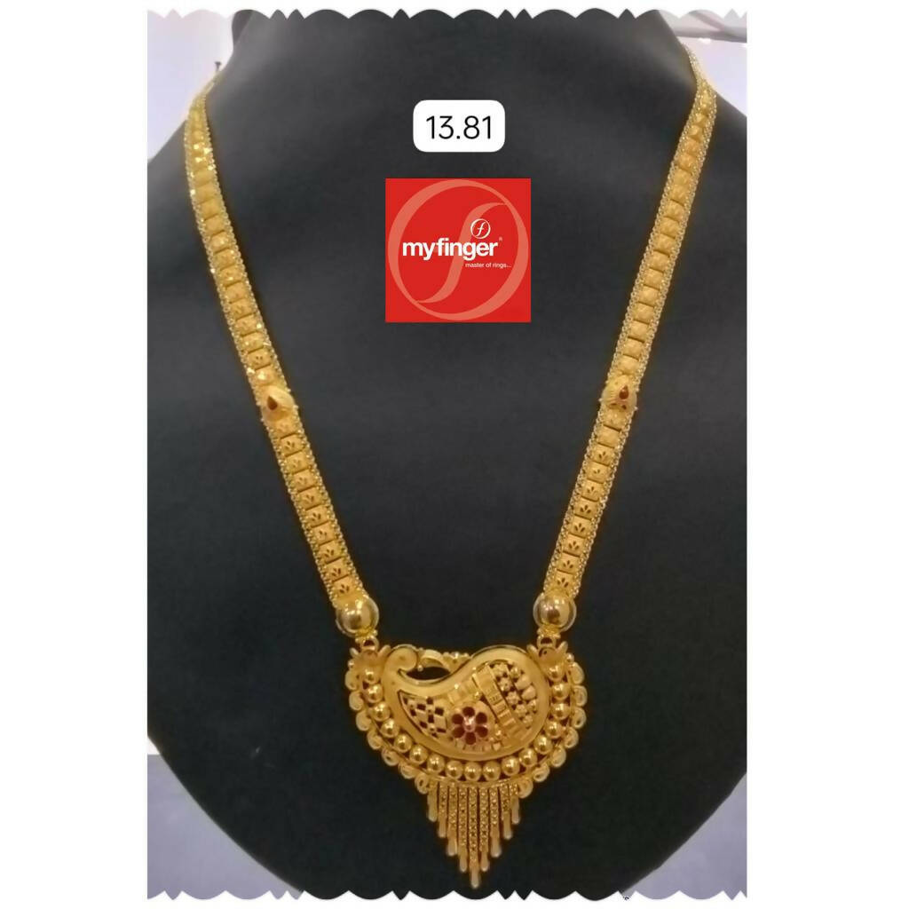 Gold Long Set Sarafa Bazar India