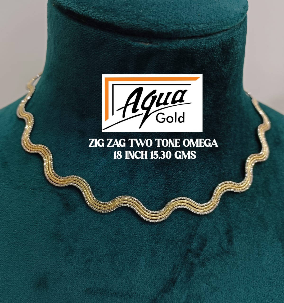 Zig Zag Two Tone Omega Sarafa Bazar India
