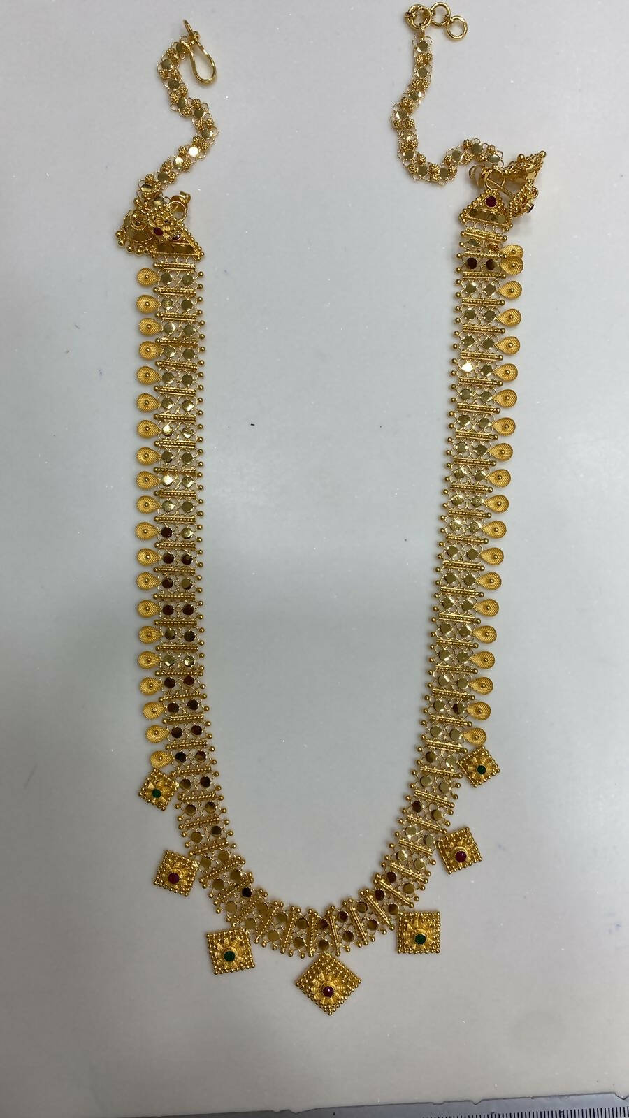 Gold Long Set Sarafa Bazar India