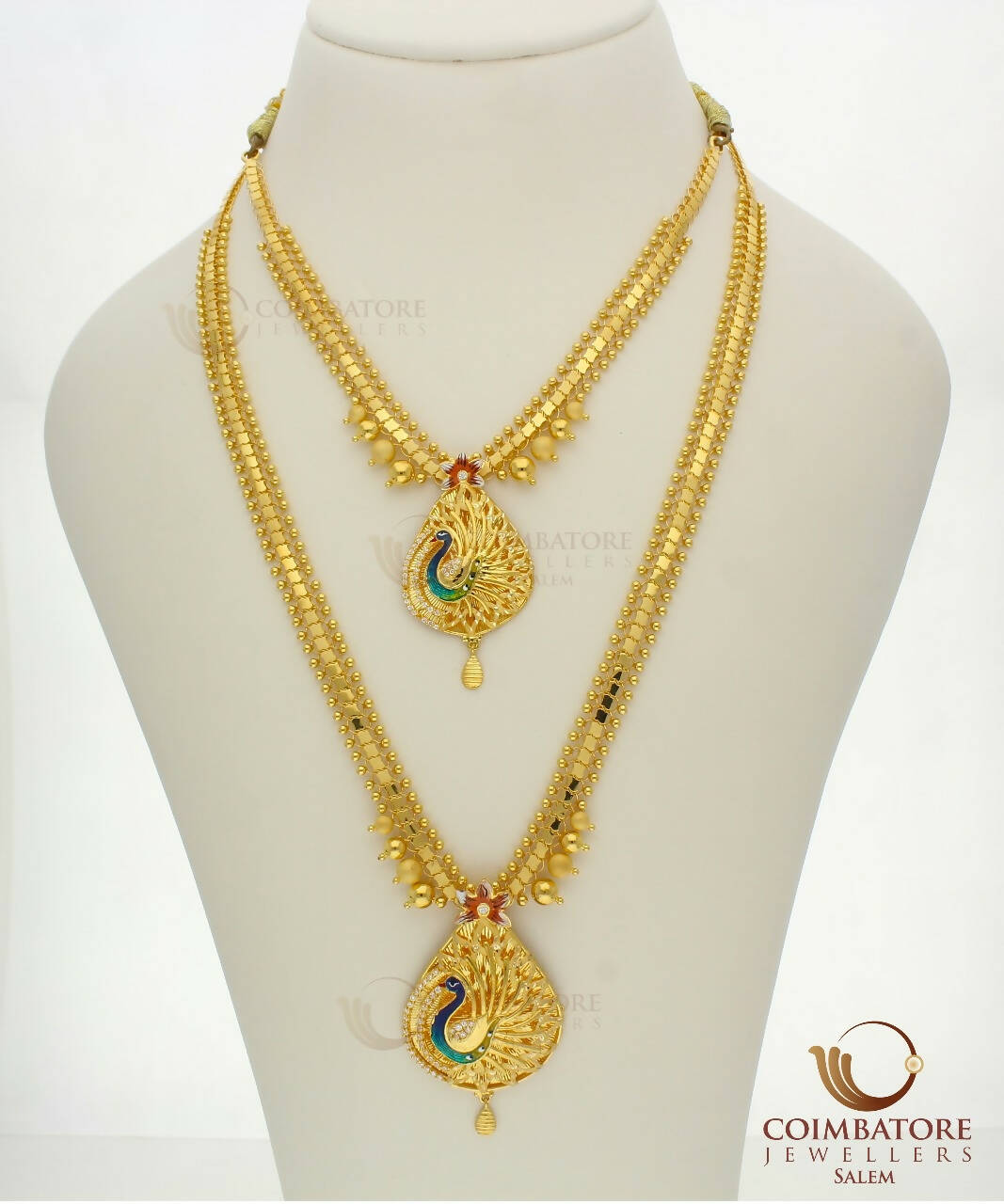 Gold Necklace & Long Set Sarafa Bazar India