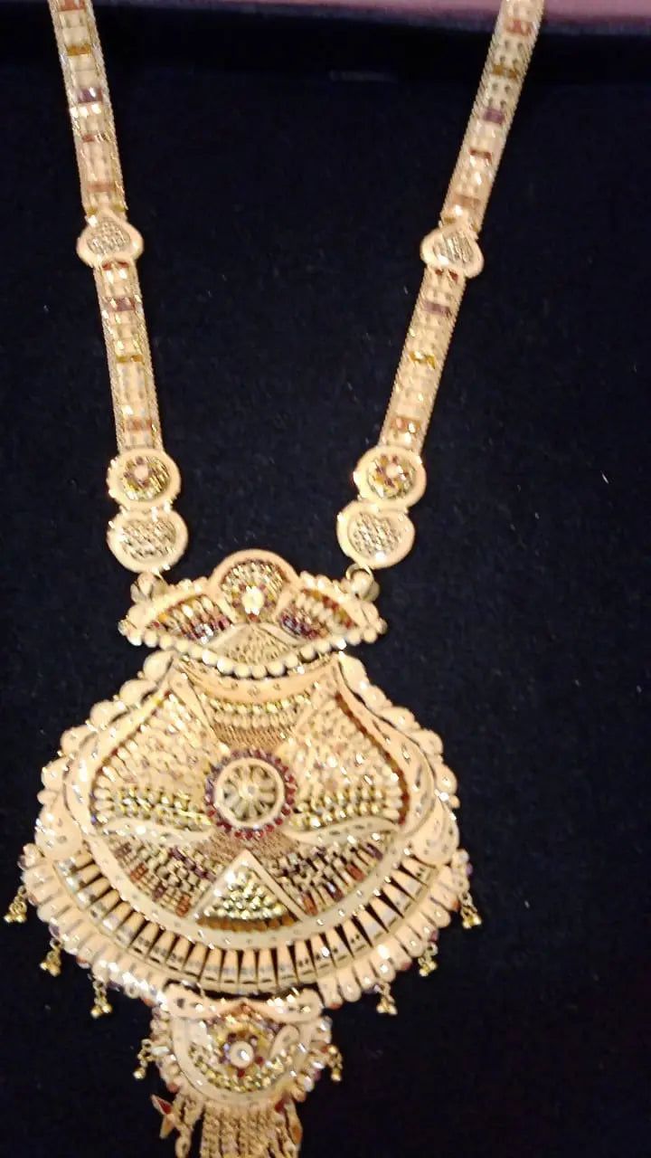 Gold Long Set Sarafa Bazar India