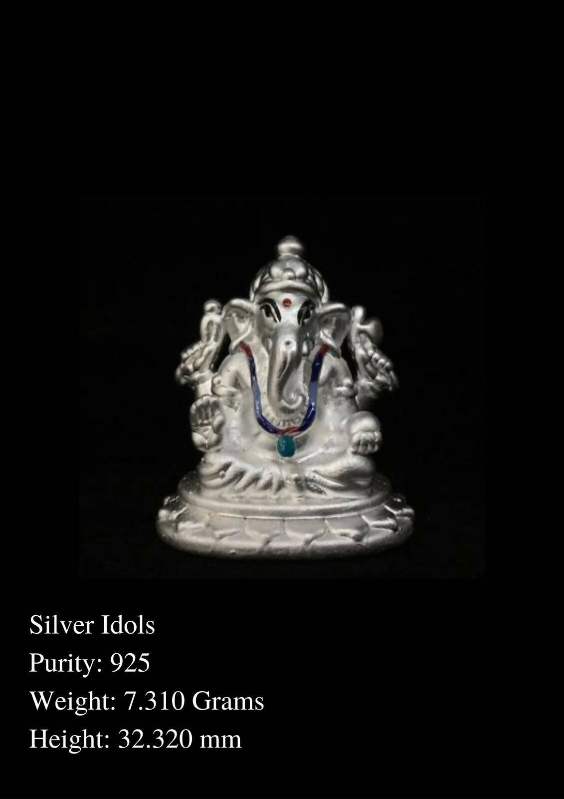 925 Silver Idols Sarafa Bazar India