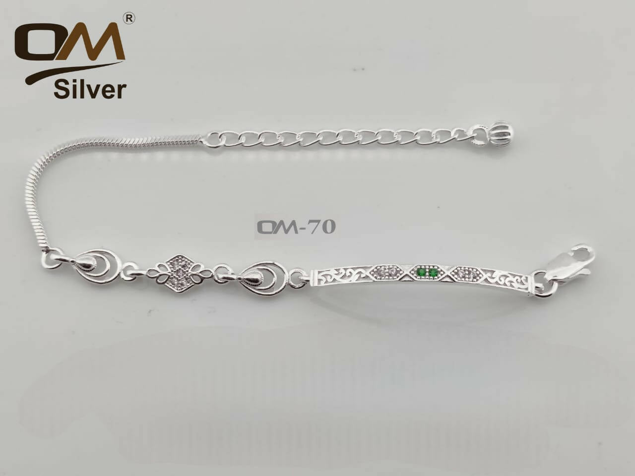 Silver Ladies Bracelet Sarafa Bazar India