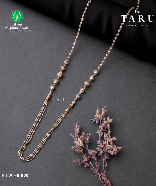 Italian Rose Gold Ladies Chain Sarafa Bazar India