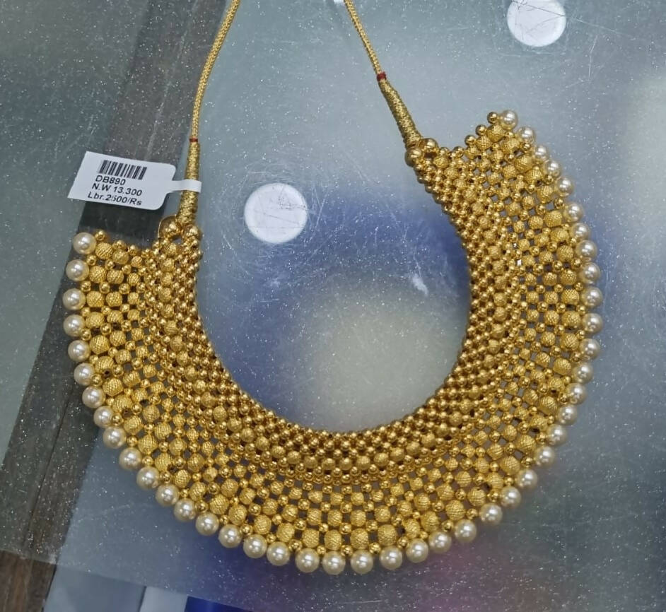 Light Weight Ghalsari Necklace Sarafa Bazar India