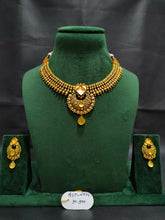 Light weight antique necklace set Sarafa Bazar India