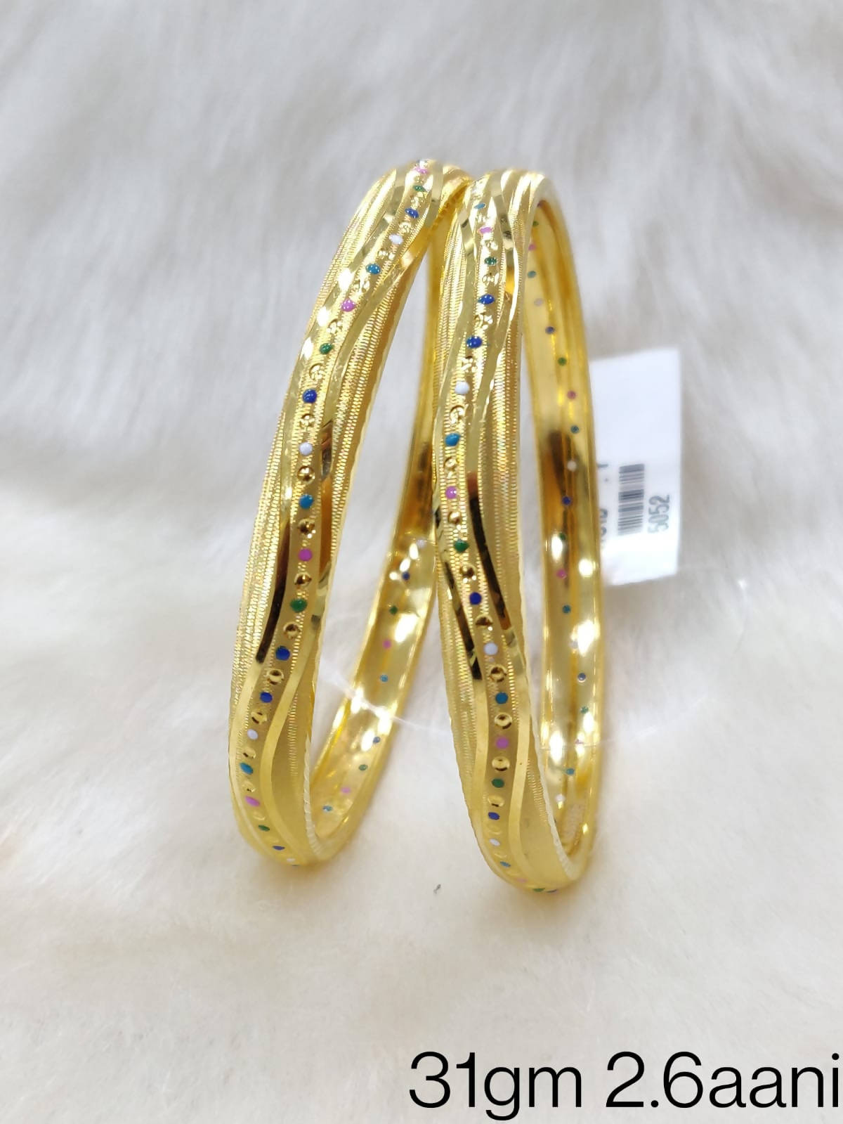 CNC Gold Bangles Sarafa Bazar India