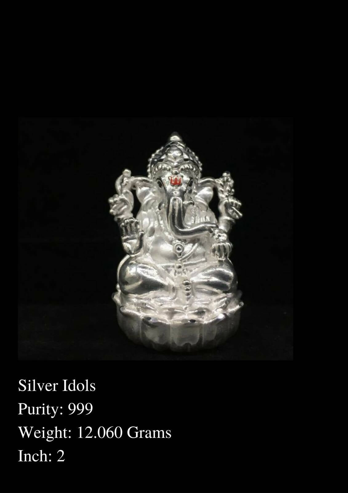 999 Silver Idols Sarafa Bazar India