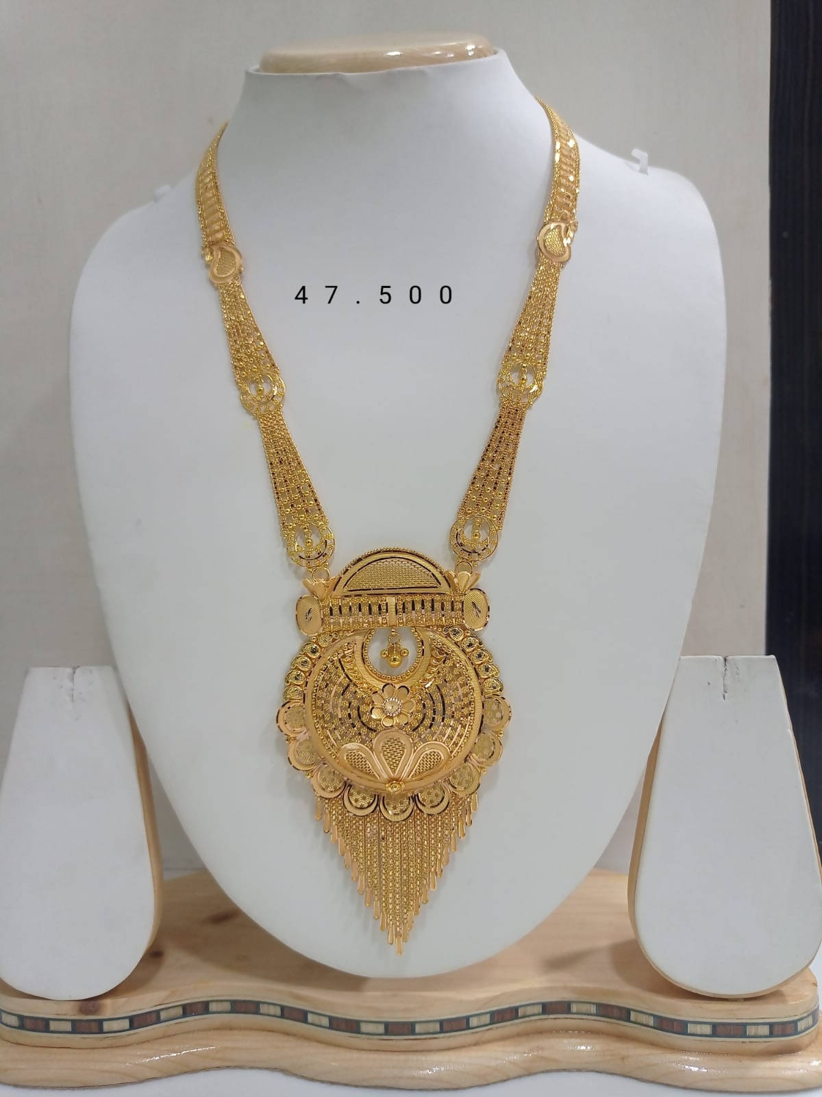 Gold Long Set Sarafa Bazar India