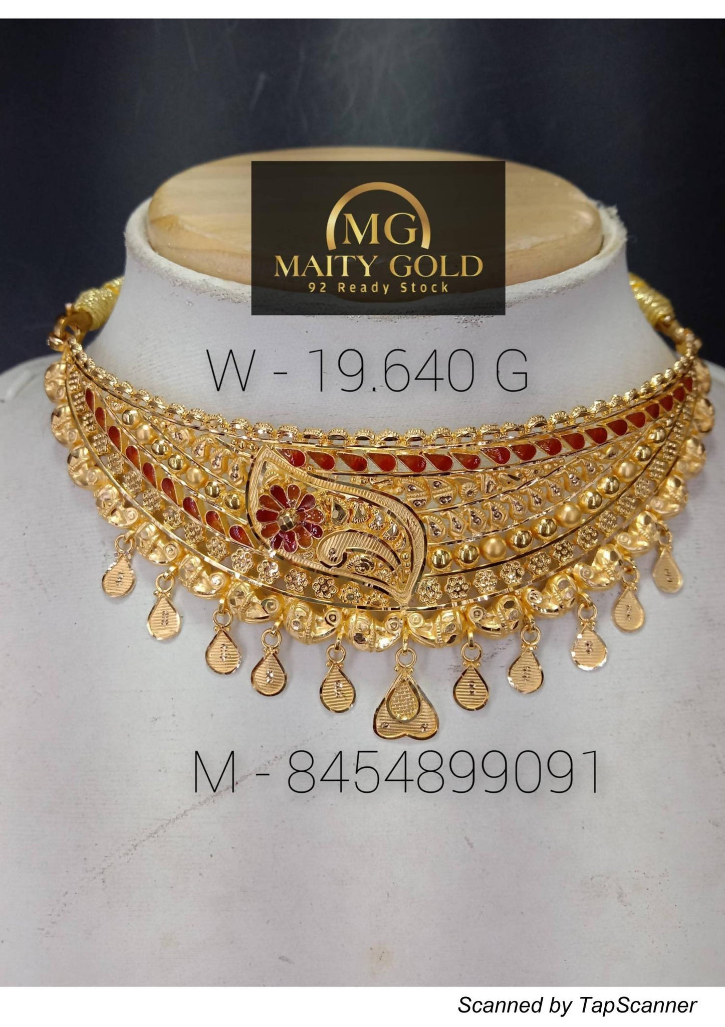 Gold Choker Sarafa Bazar India