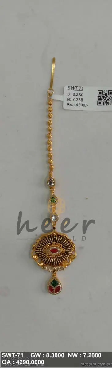 Antique Maang Tikka Sarafa Bazar India