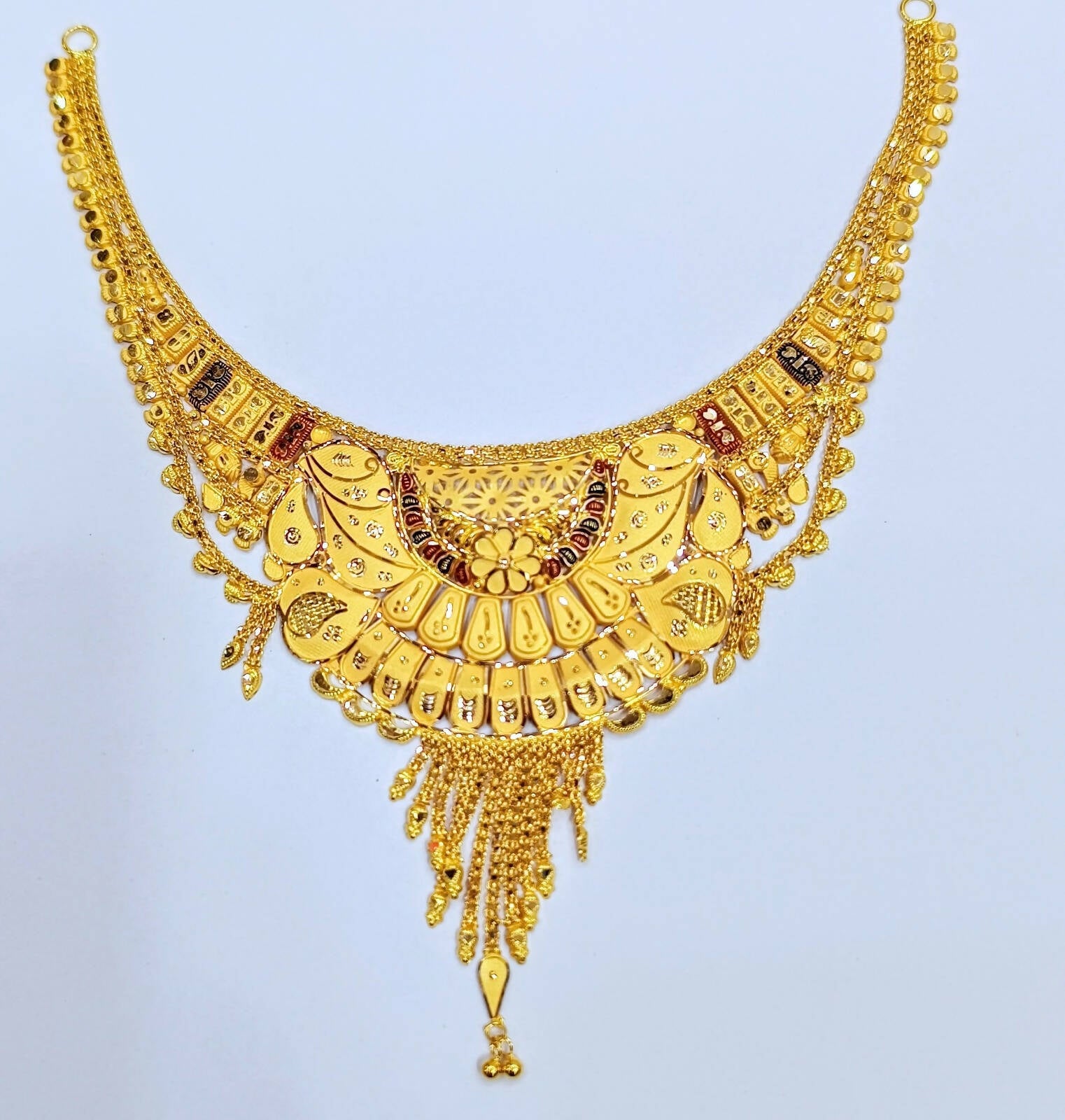 Gold Necklace Sarafa Bazar India