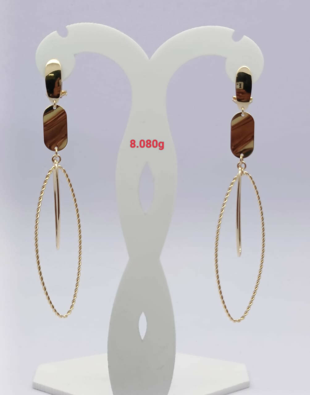 18kt Italian Earring Sarafa Bazar India