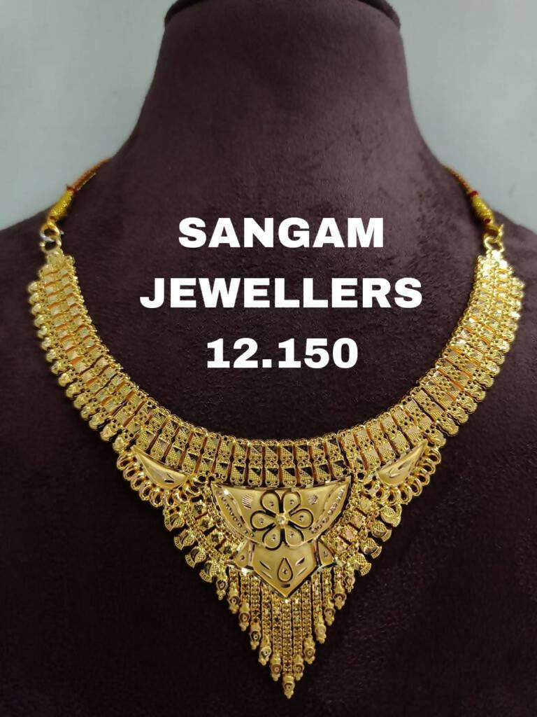 Gold Necklace Sarafa Bazar India