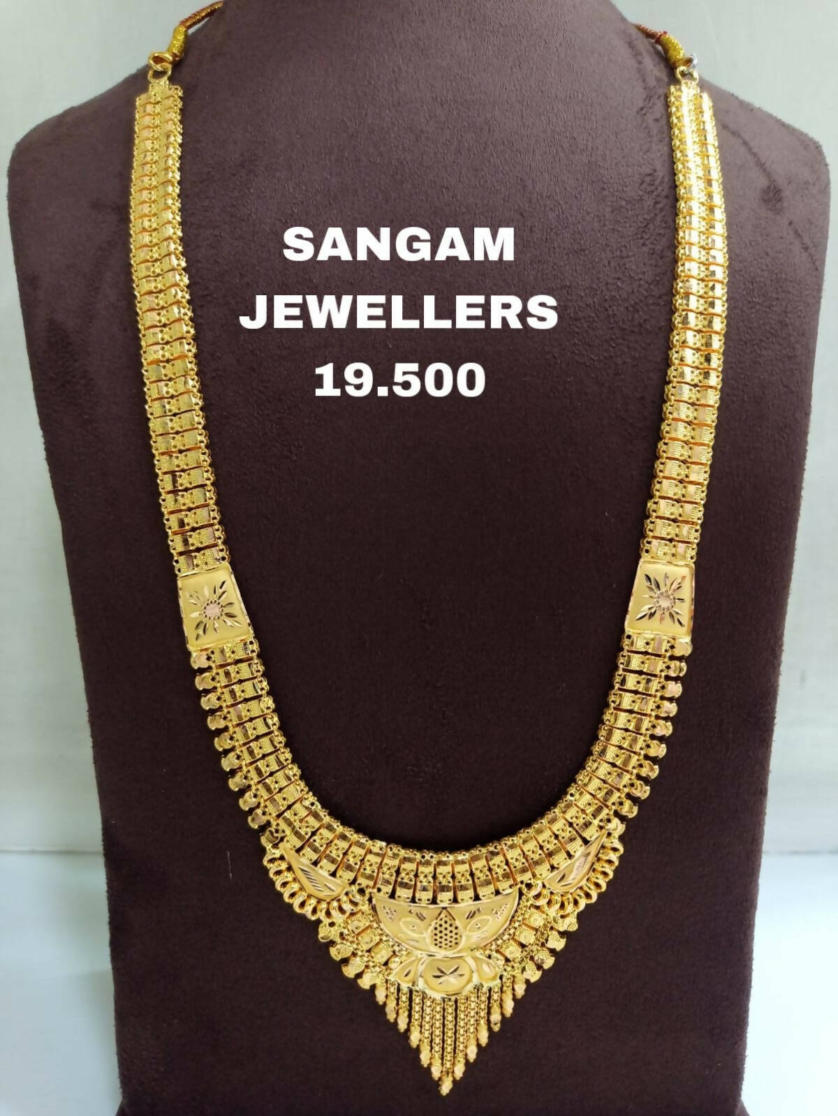 Gold Long Set Sarafa Bazar India