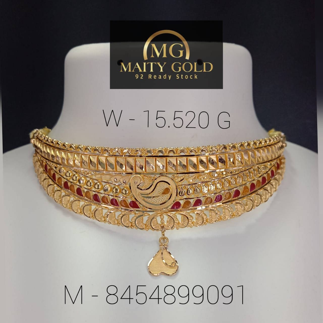 Gold Choker Sarafa Bazar India