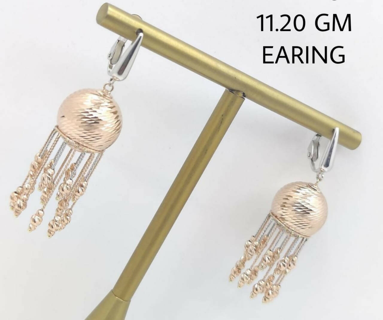 18kt Italian Earring Sarafa Bazar India