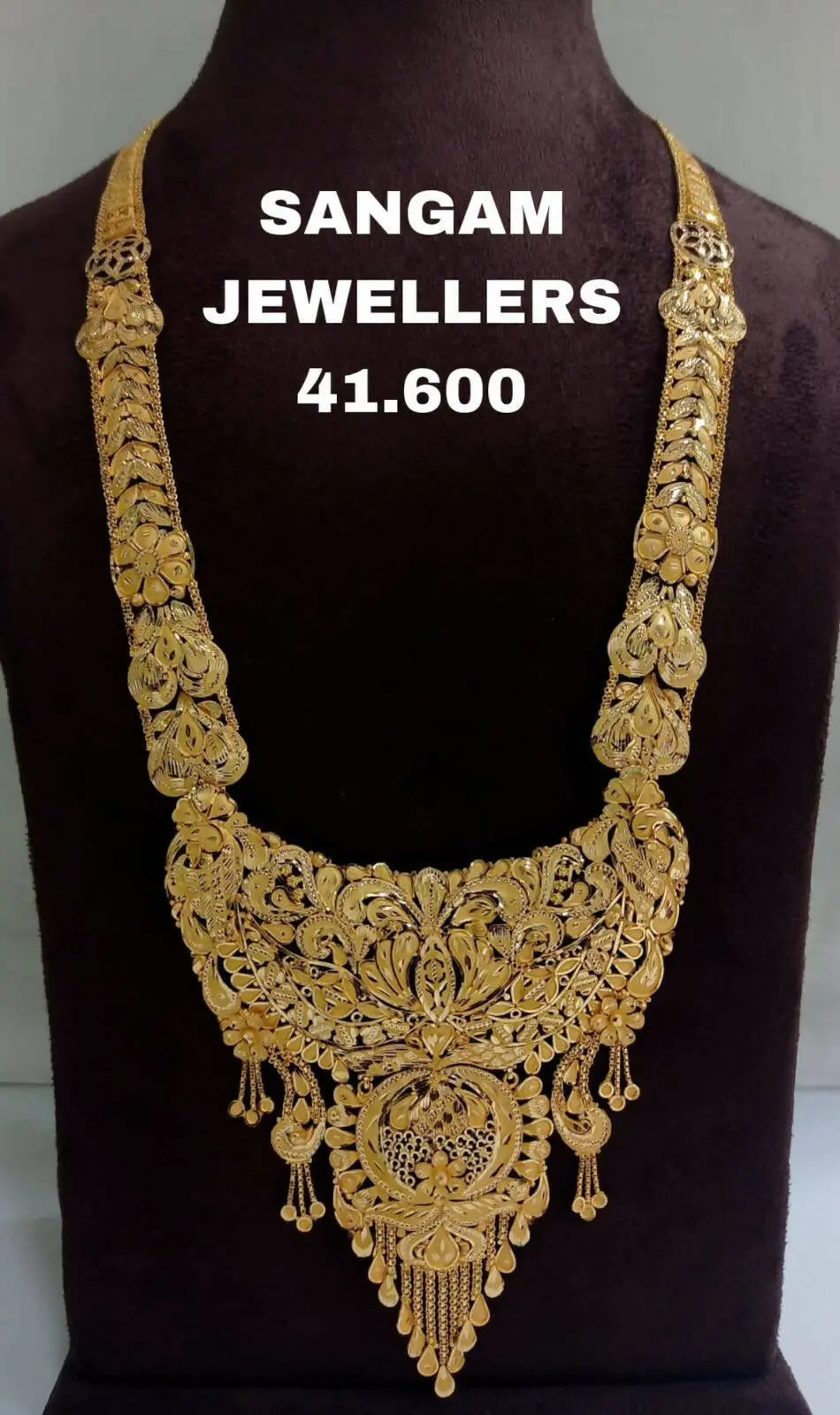 Gold Long Set Sarafa Bazar India