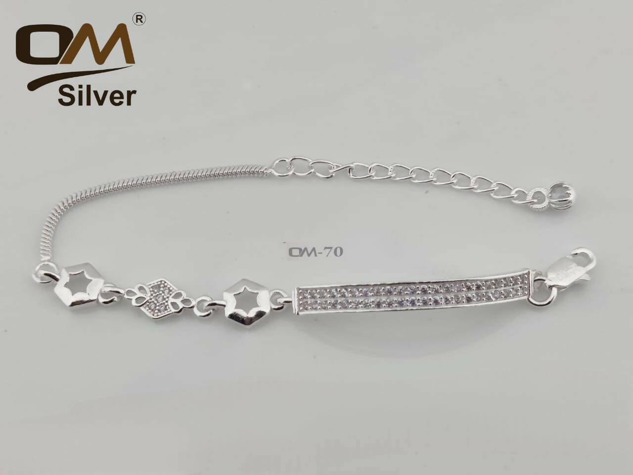 Silver Ladies Bracelet Sarafa Bazar India