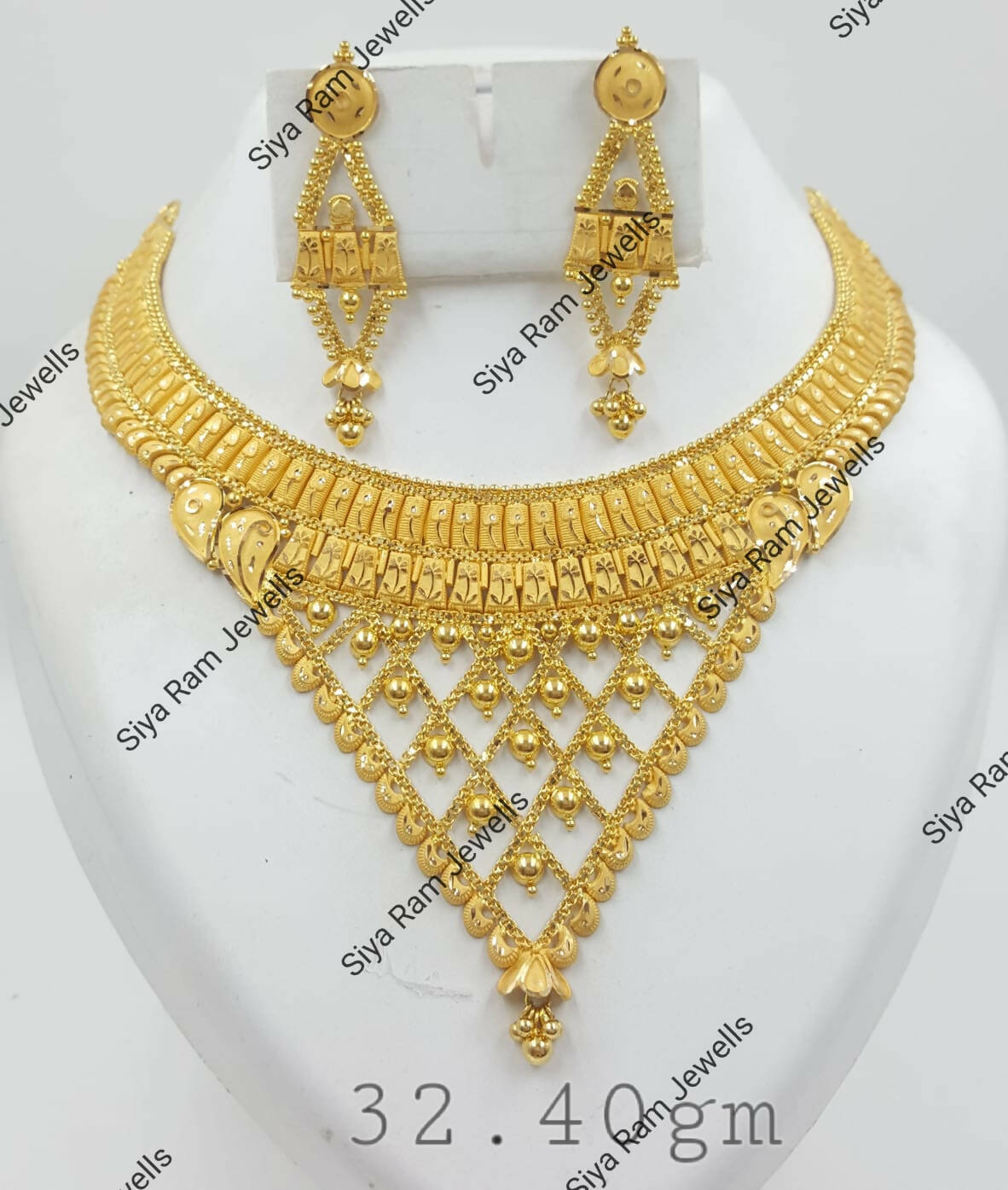 Gold Necklace Sarafa Bazar India