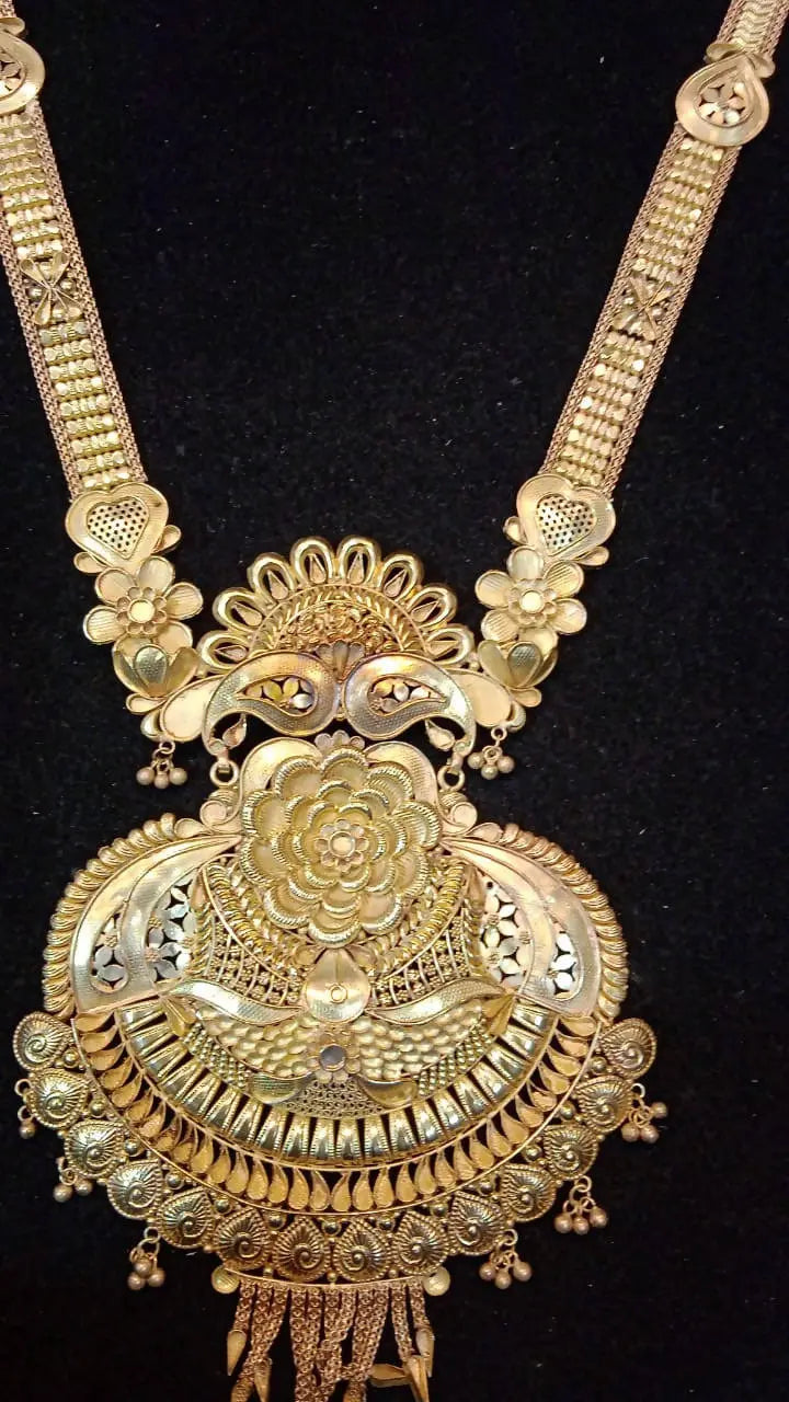 Gold Long Set Sarafa Bazar India