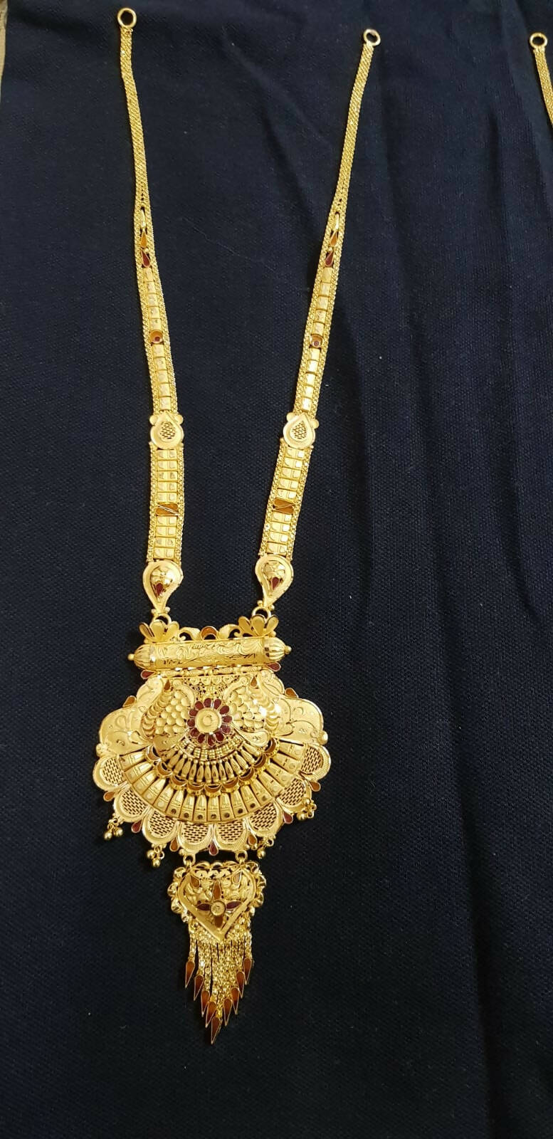 Gold Long Set Sarafa Bazar India