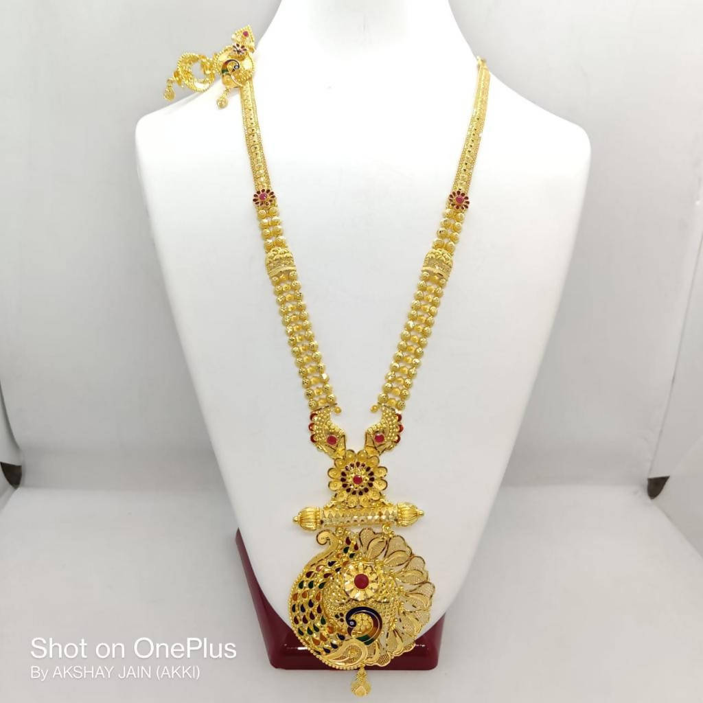 Gold Long Set Sarafa Bazar India