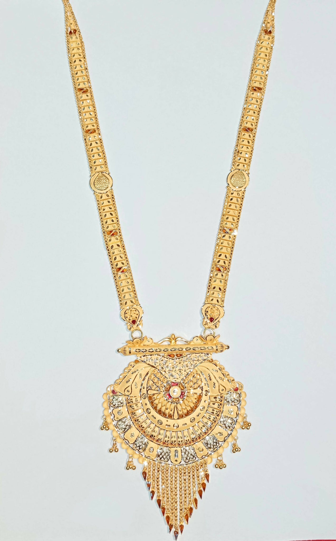 Gold Long Set Sarafa Bazar India