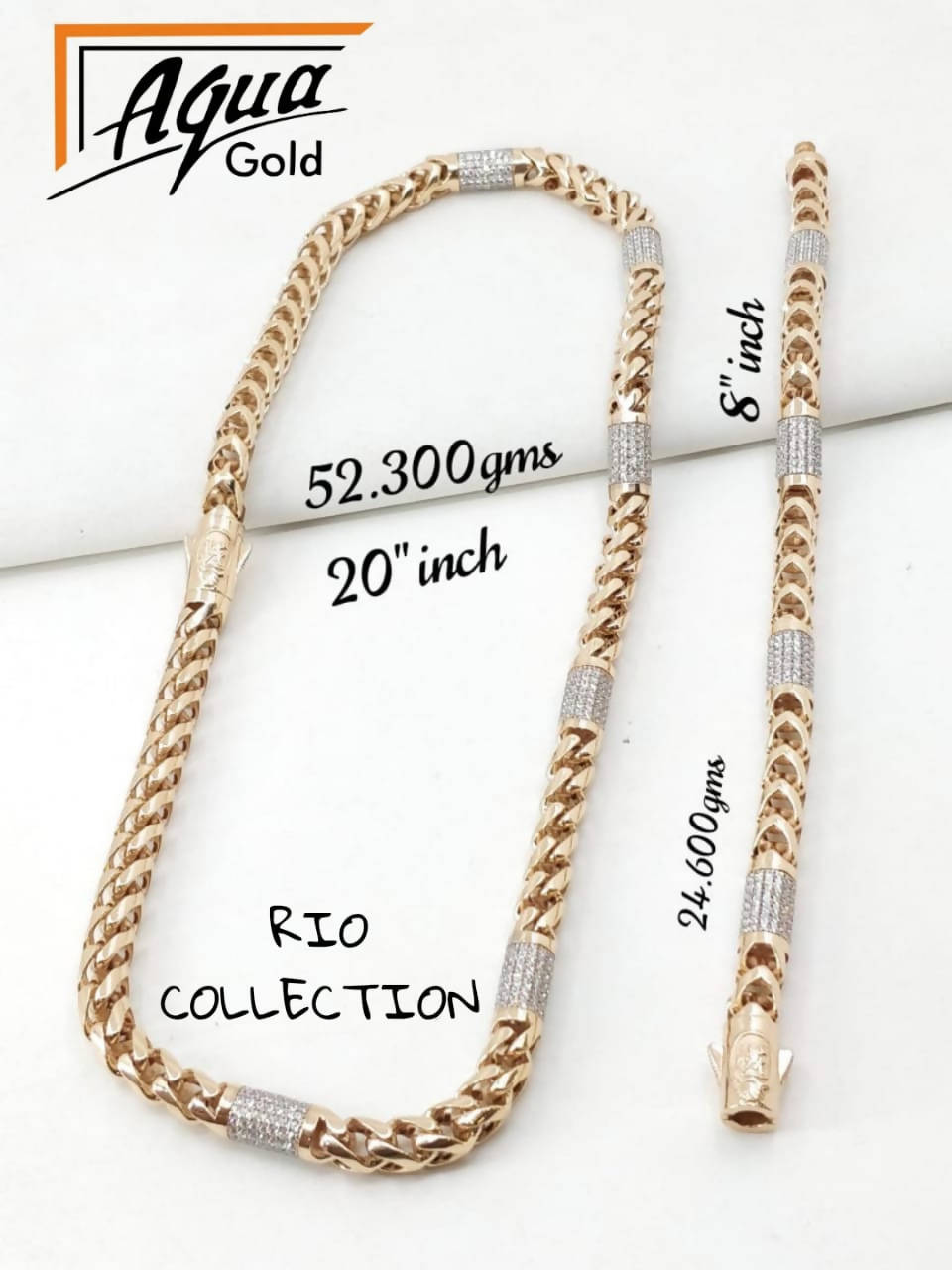 Rio Gents Chain And Bracelet Sarafa Bazar India