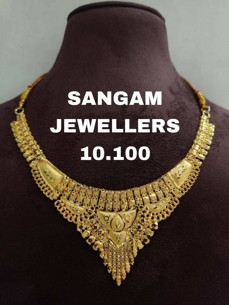 Gold Necklace Sarafa Bazar India