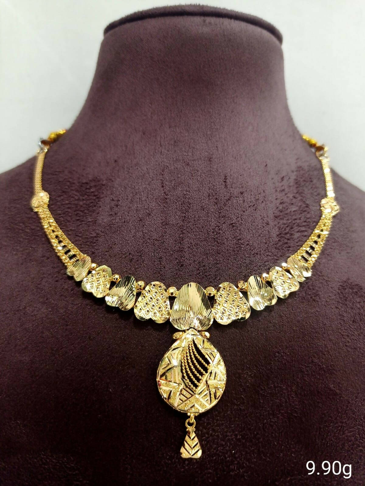 Gold Necklace Sarafa Bazar India