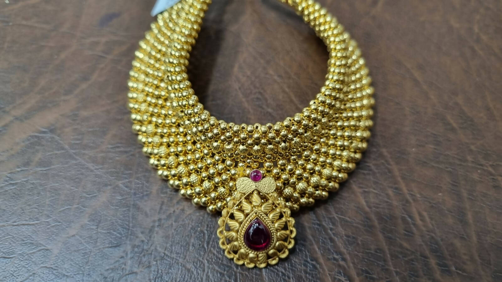 Light Weight Ghalsari Necklace Sarafa Bazar India