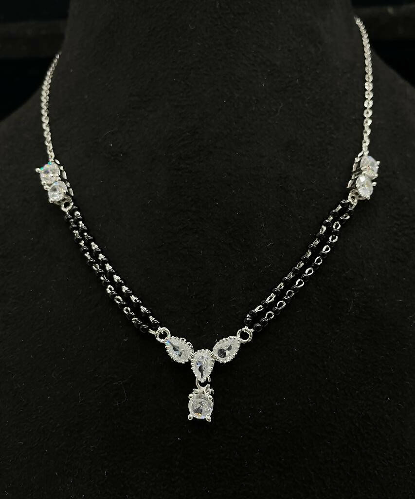 925 Silver Mangalsutra Sarafa Bazar India