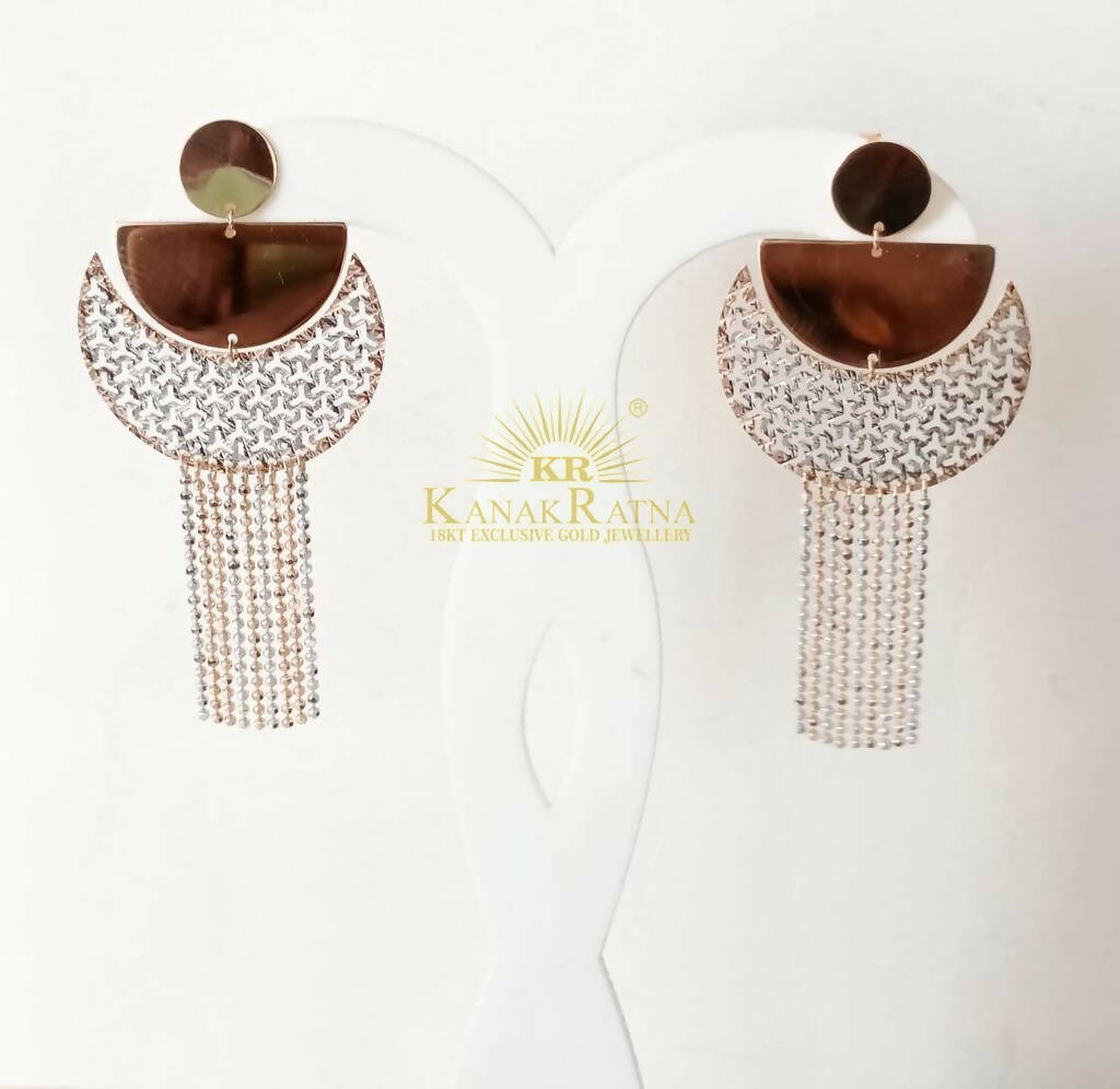 18kt Italian Earring Sarafa Bazar India