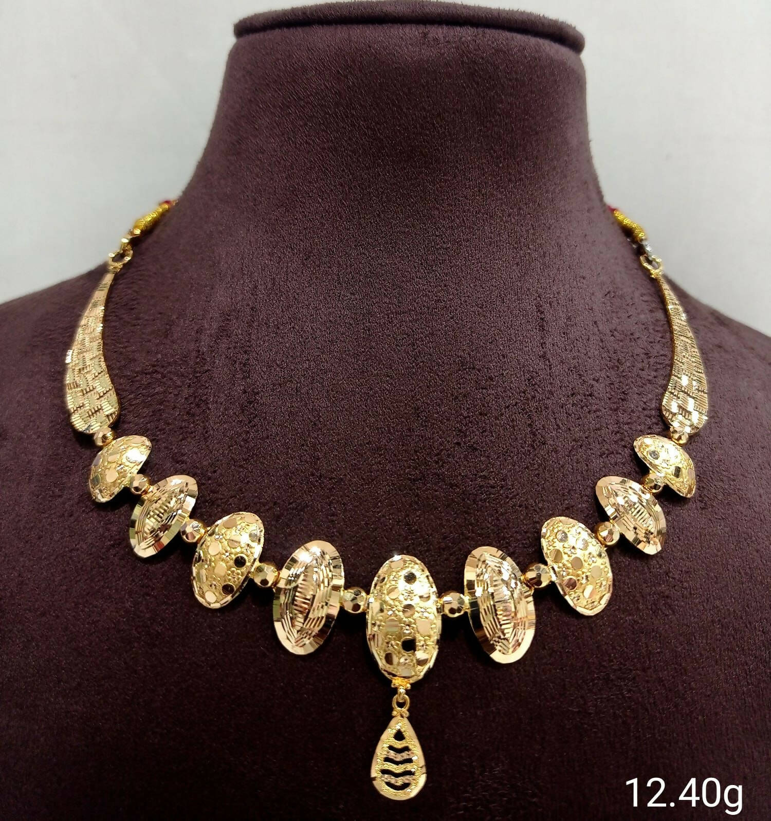 Gold Necklace Sarafa Bazar India