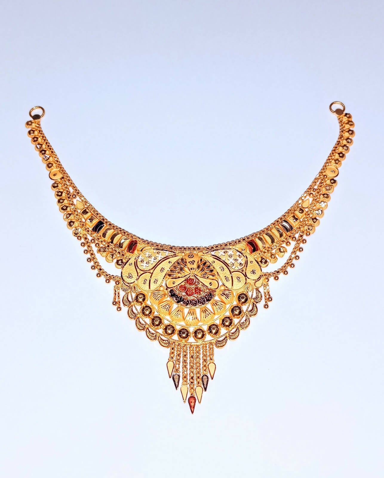 Gold Necklace Sarafa Bazar India