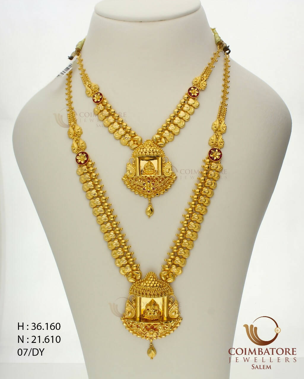 Gold Necklace & Long Set Sarafa Bazar India