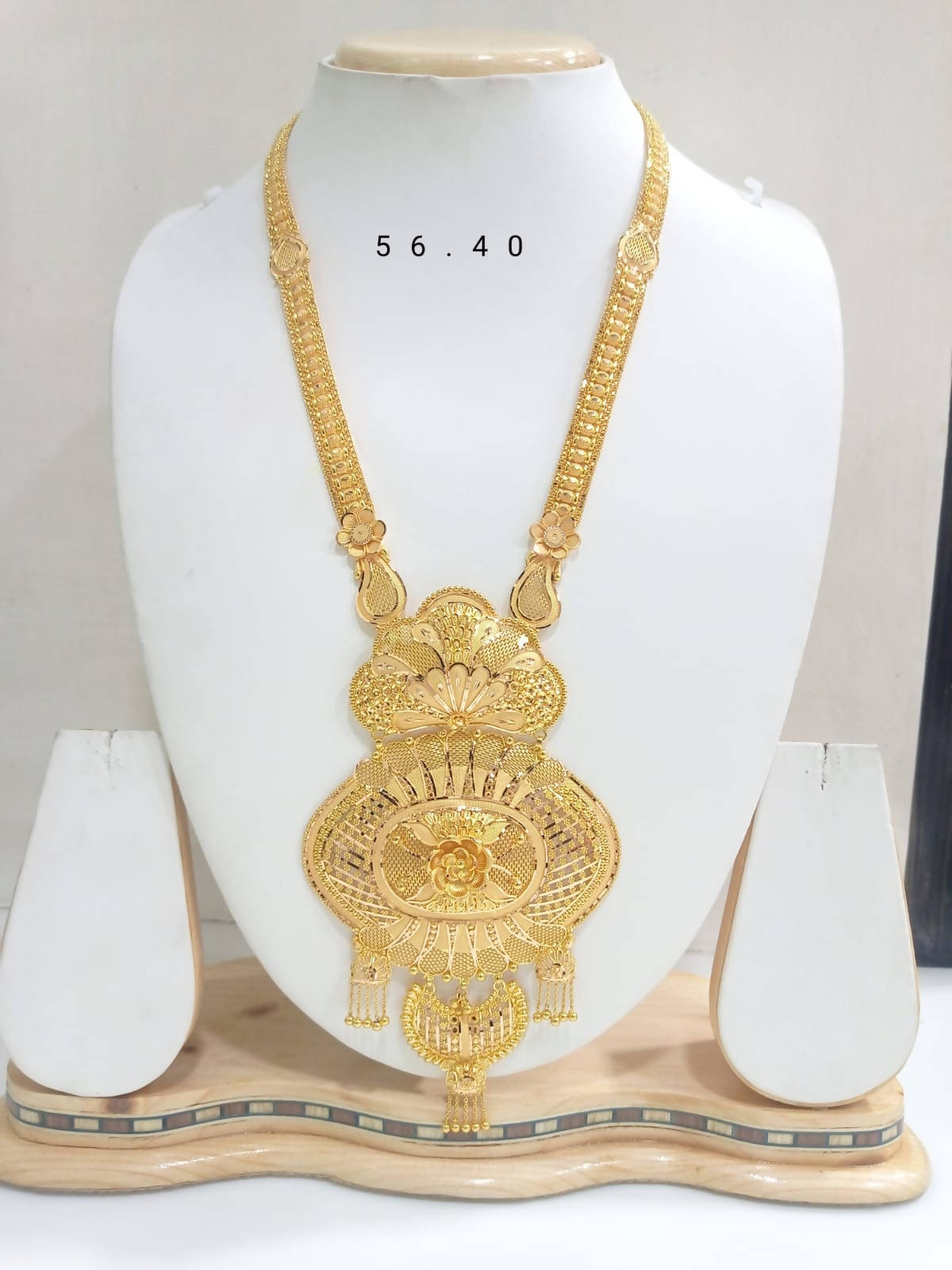 Gold Long Set Sarafa Bazar India