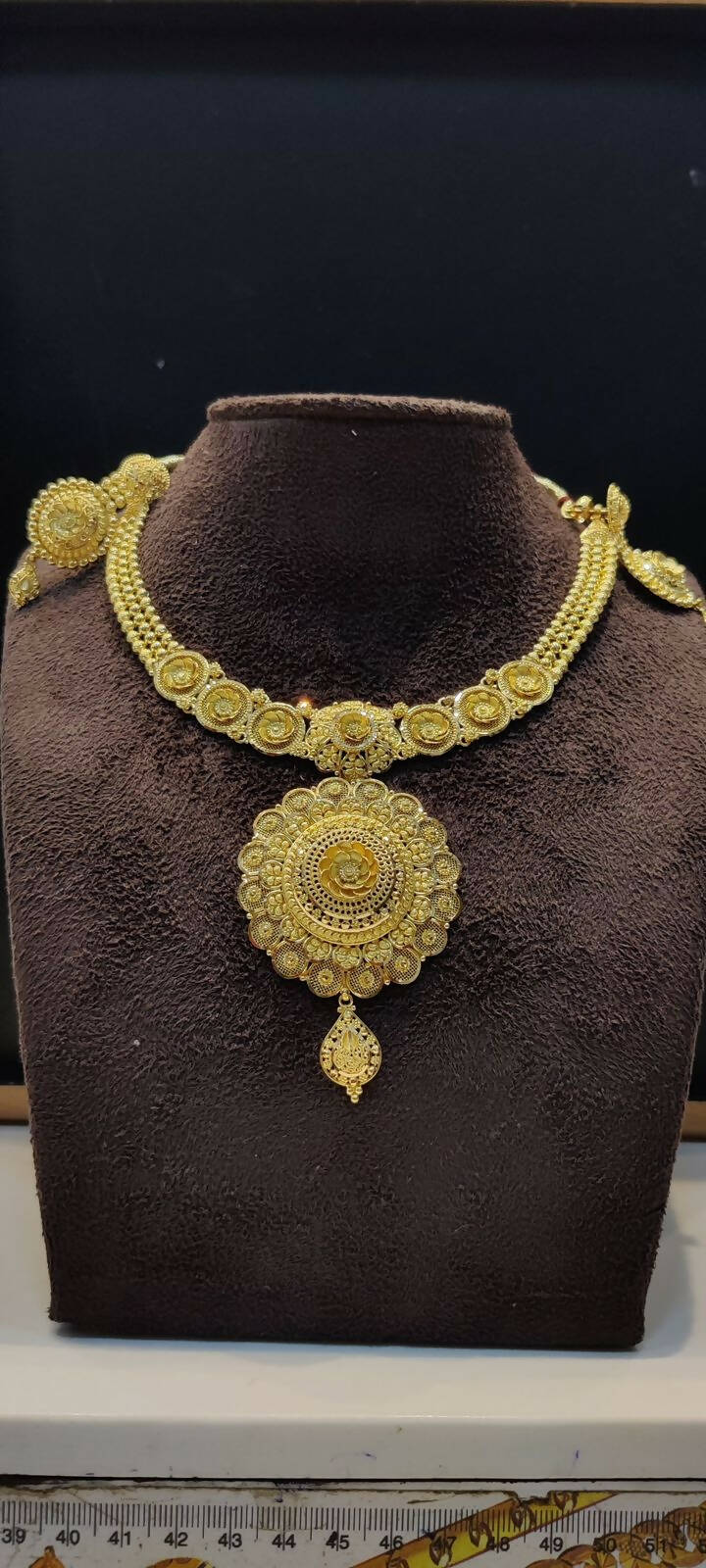 Gold Necklace Sarafa Bazar India