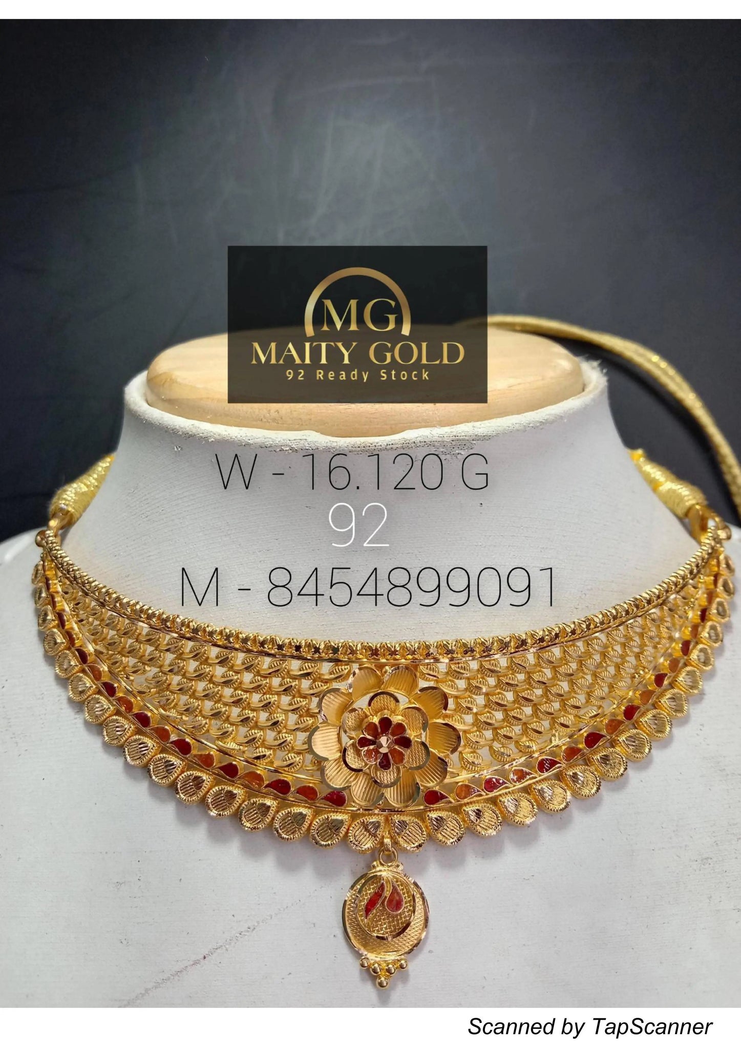 Gold Choker Sarafa Bazar India