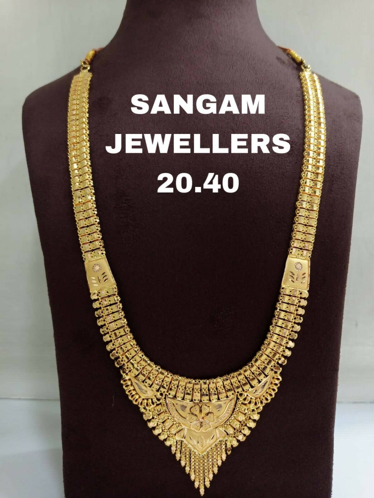 Gold Long Set Sarafa Bazar India