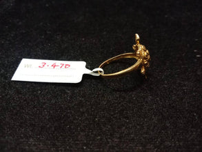 Plain Gold Casting Ladies Kachua Ring