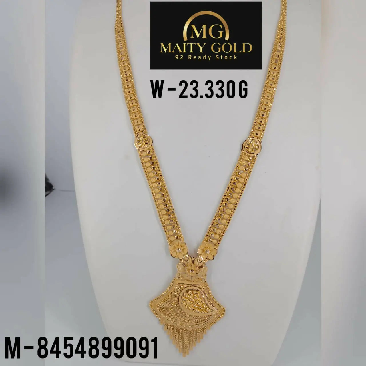 Gold Long Set Sarafa Bazar India