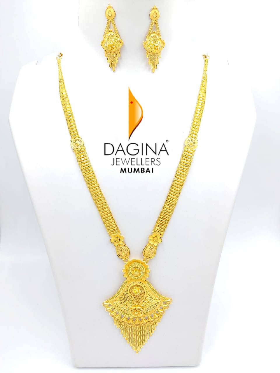 Gold Long Set Sarafa Bazar India