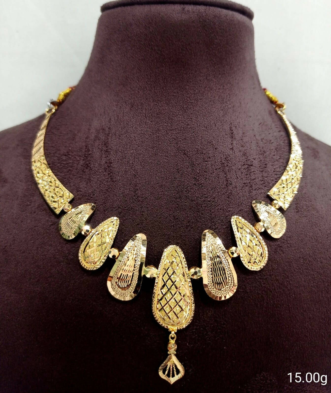 Gold Necklace Sarafa Bazar India