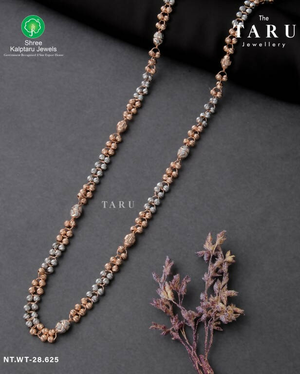 Italian Rose Gold Ladies Chain Sarafa Bazar India