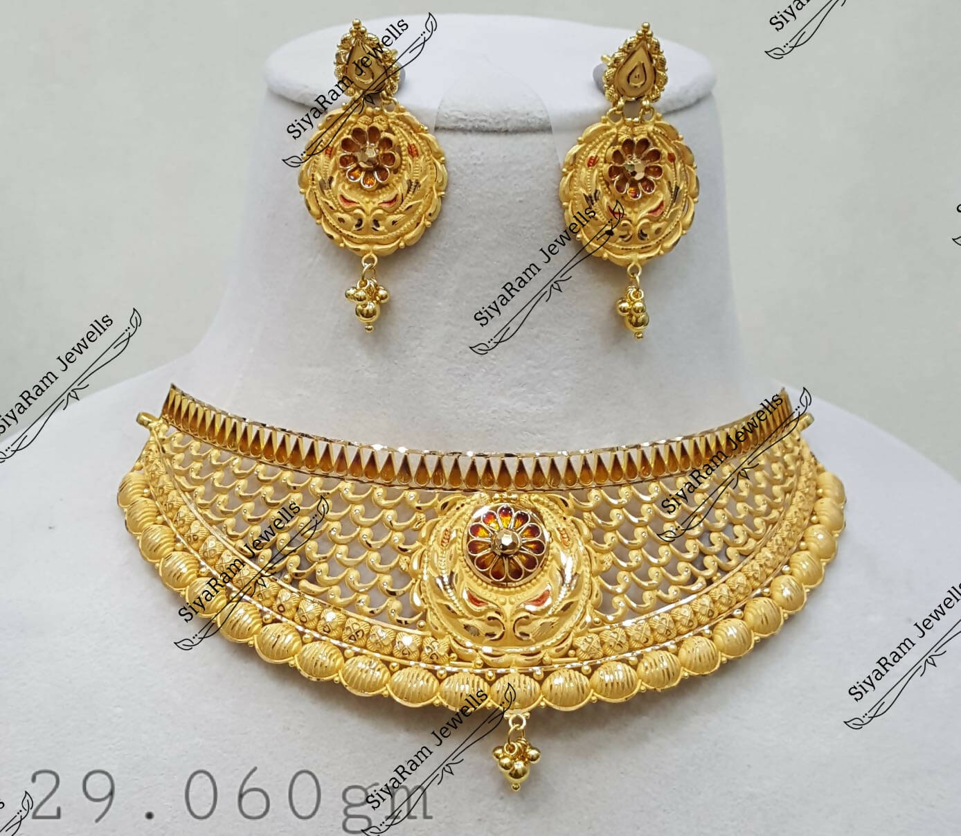 Gold Choker Sarafa Bazar India